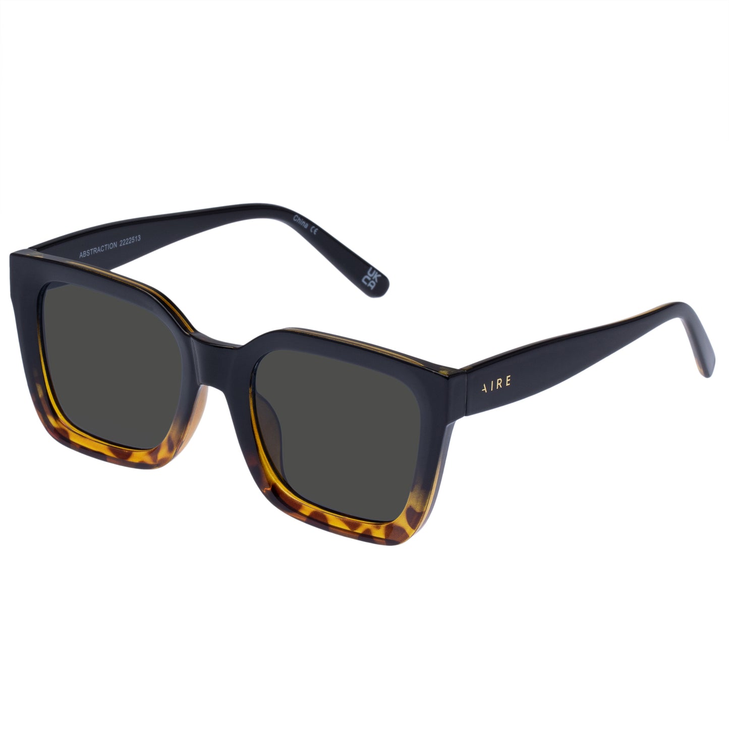 Aire Abstraction Sunglasses – Black Tort
