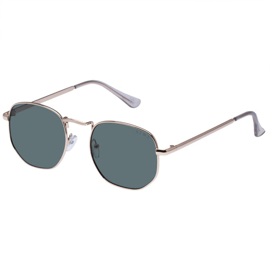 Sagitta Sunglasses – Gold/Green