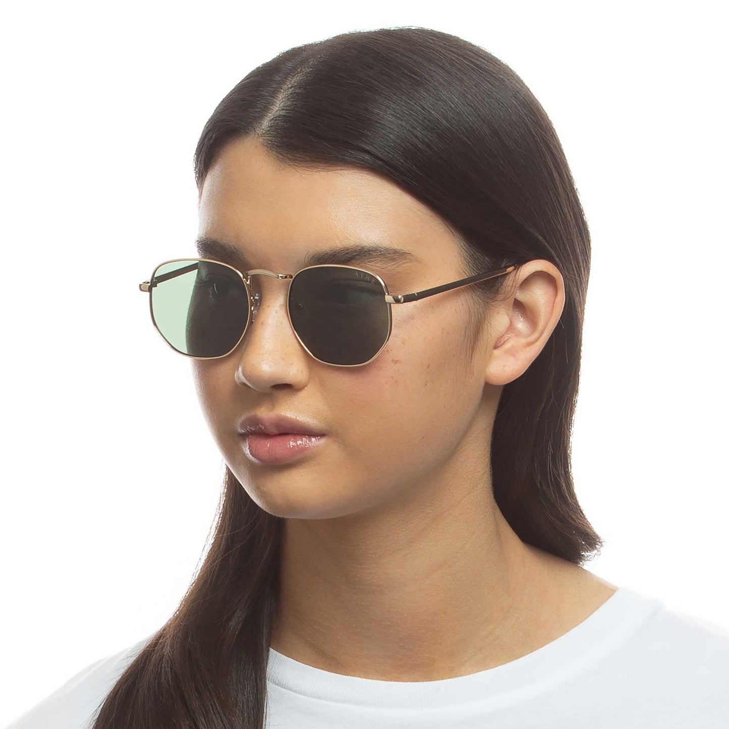 Sagitta Sunglasses – Gold/Green