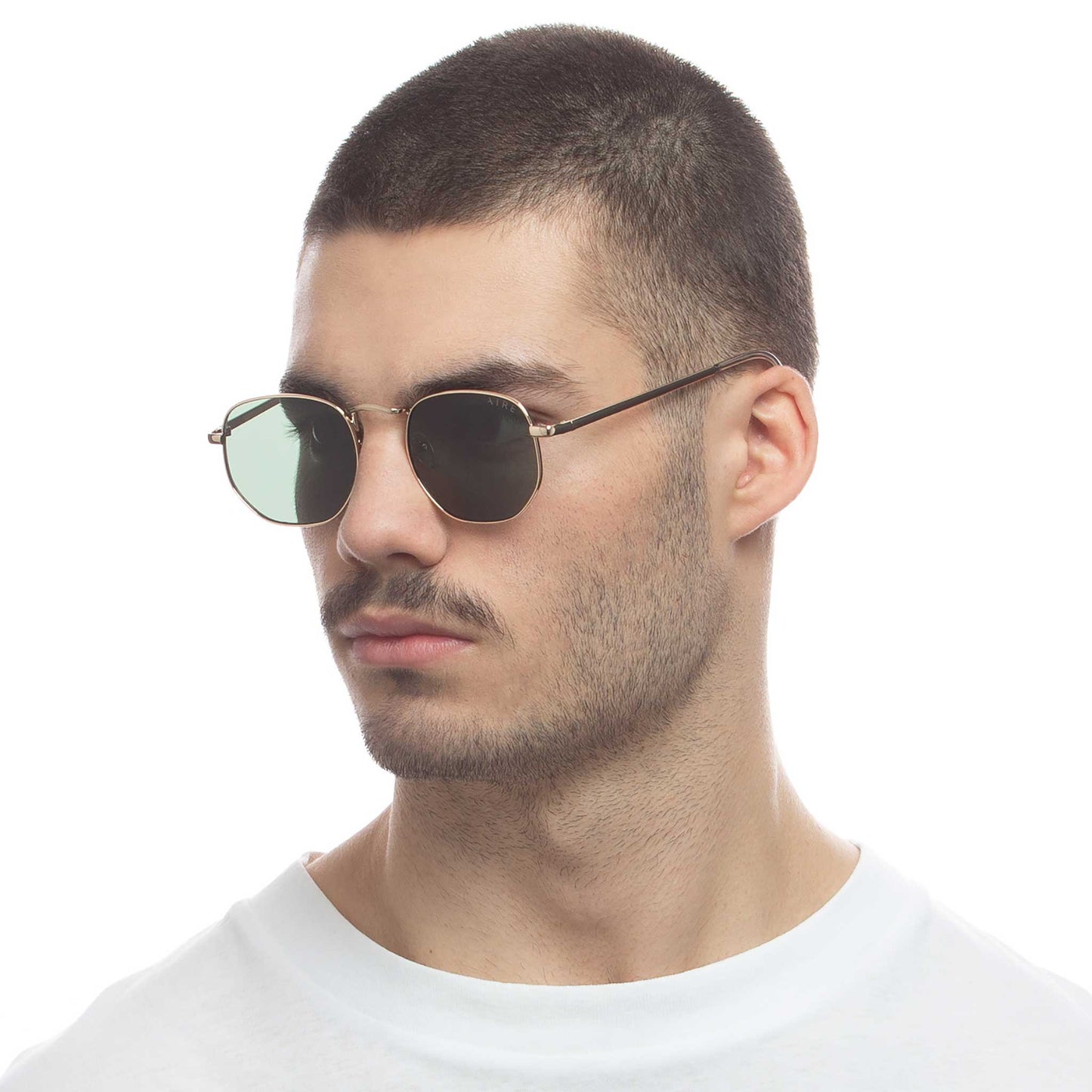 Sagitta Sunglasses – Gold/Green