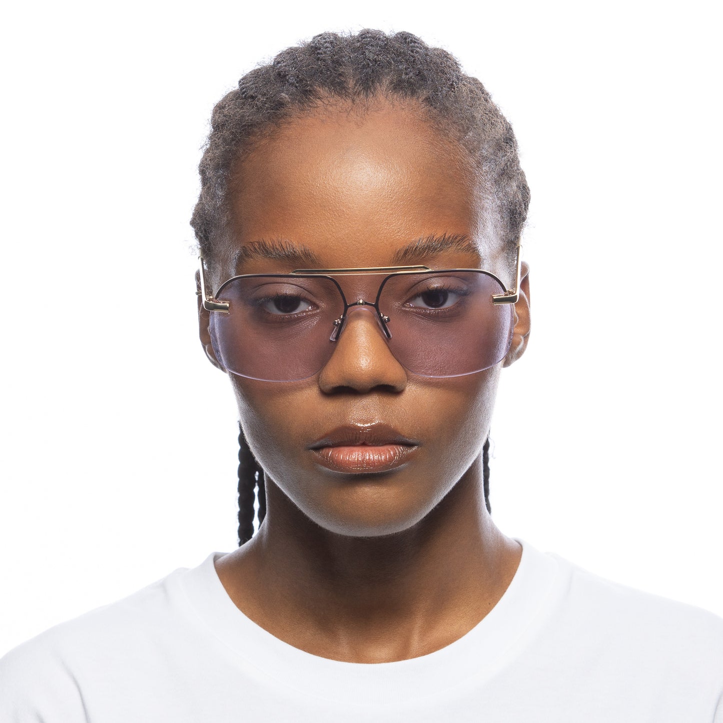 Venatici Sunglasses – Gold/Lavender
