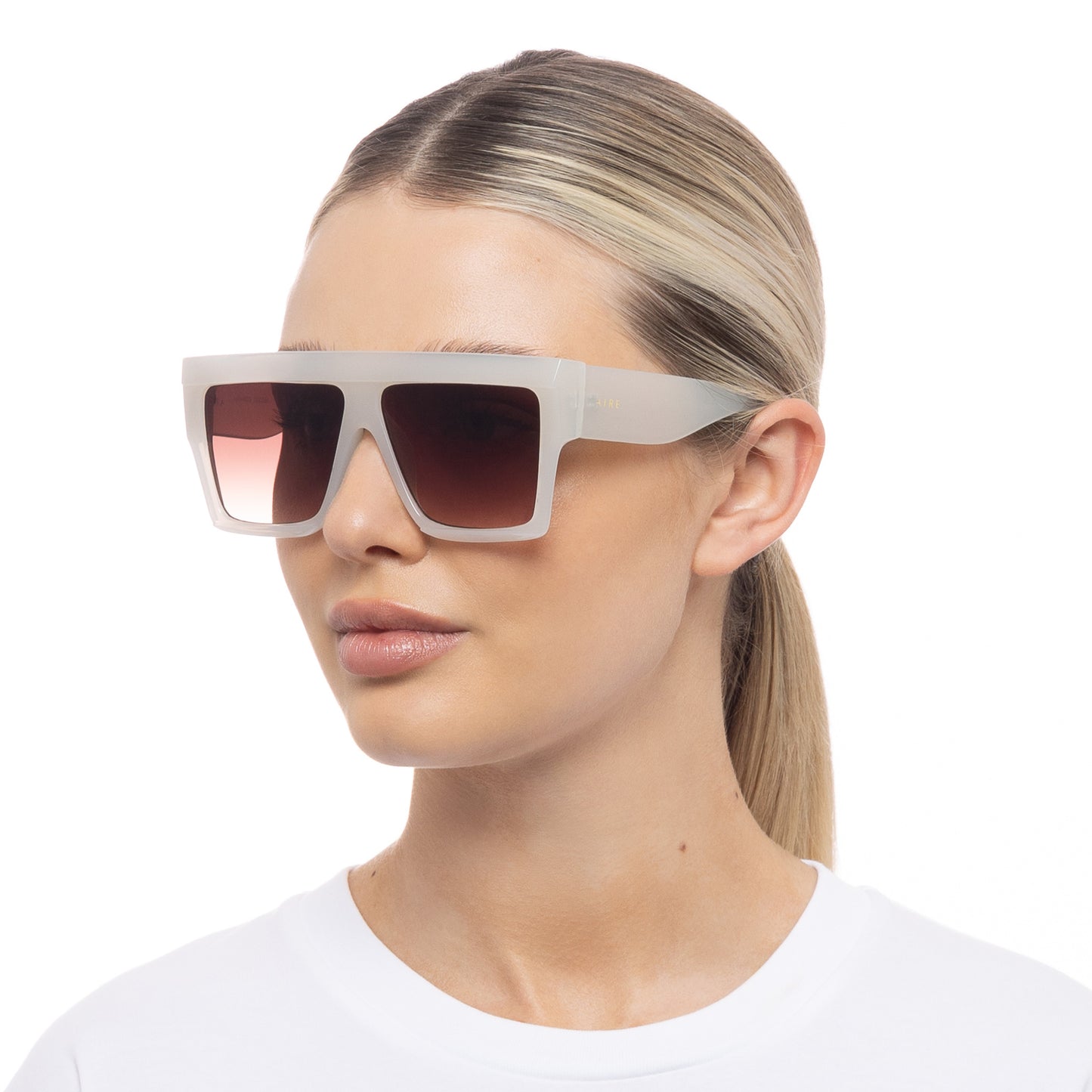 Aire Antares Sunglasses – Crystal White