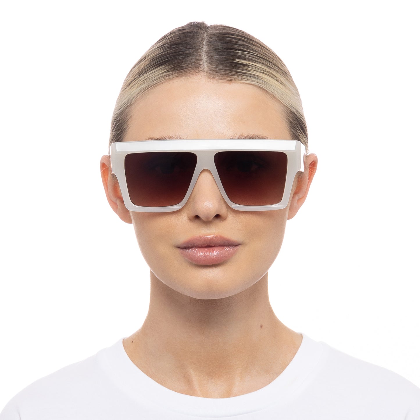 Aire Antares Sunglasses – Crystal White