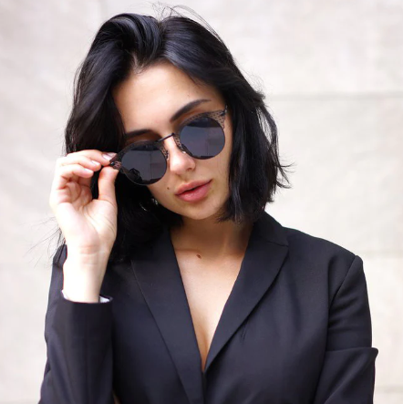 Angel Sunglasses – Black/Smoke