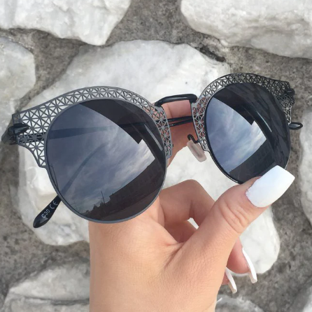 Angel Sunglasses – Black/Smoke